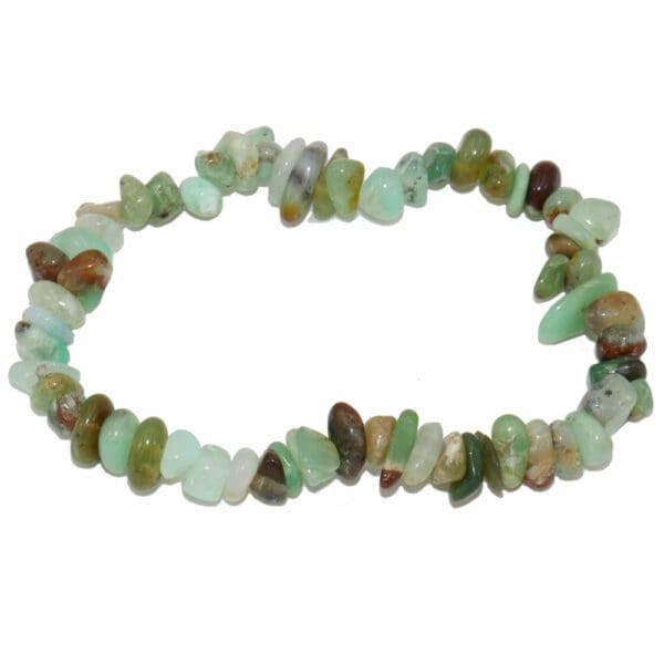 bracelet baroque chrysoprase pierre