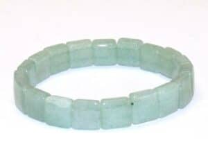 bracelet aventurine verte carré