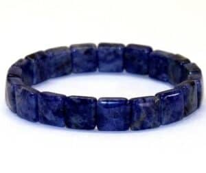 bracelet en sodalite carré