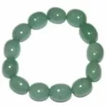 bracelet pierres ovale d'aventurine verte