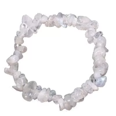 bracelet pierre de lune blanche