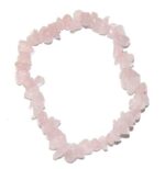 bracelet baroque quartz rose