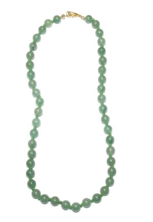 collier aventurine verte boules