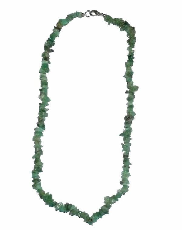 collier chrysoprase baroque 45cm