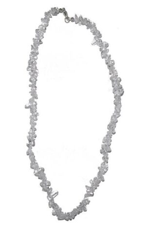 collier cristal de roche baroque