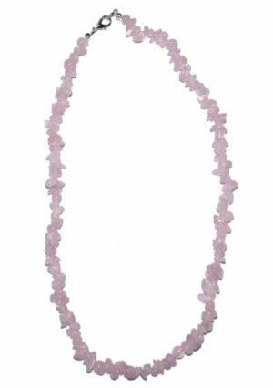 collier quartz rose baroque