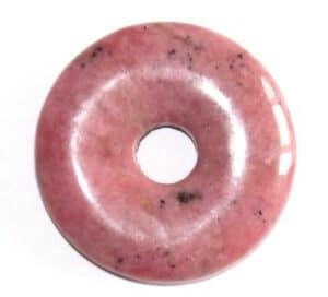 pendentif donut pi chinois rhodonite