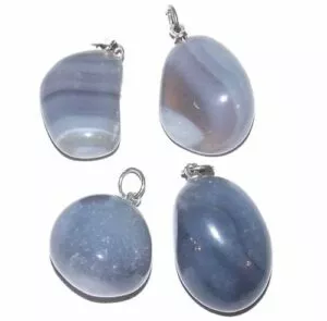 pendentif agate grise