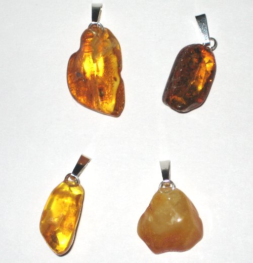 pendentif ambre