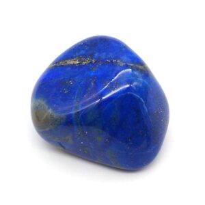 Lapis-lazuli poli naturel, pierre roulée bleue