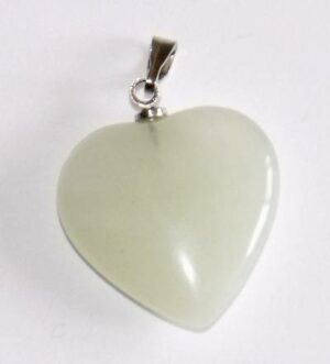 pendentif coeur jade