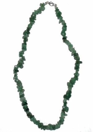 collier baroque aventurine verte