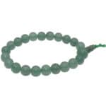 Bracelet mala aventurine verte boule