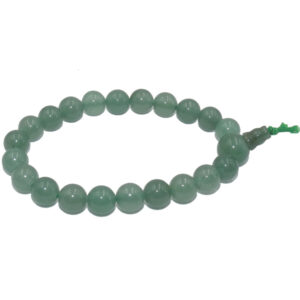 bracelet mala aventurine verte