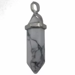 pendentif howlite pointe