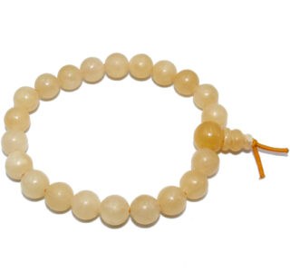 Bracelet mala calcite boule