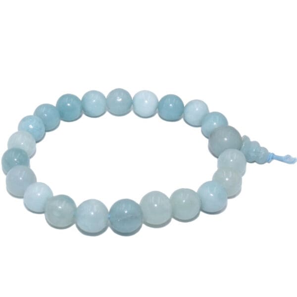 bracelet mala amazonite boule