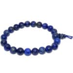 bracelet mala lapis lazuli boule