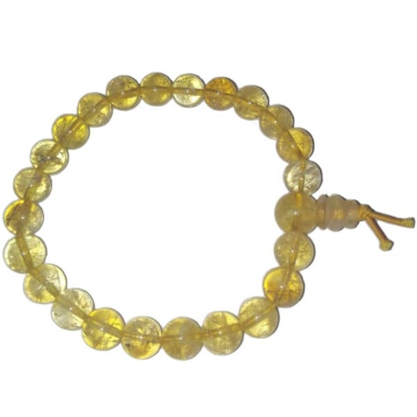 bracelet citrine mala