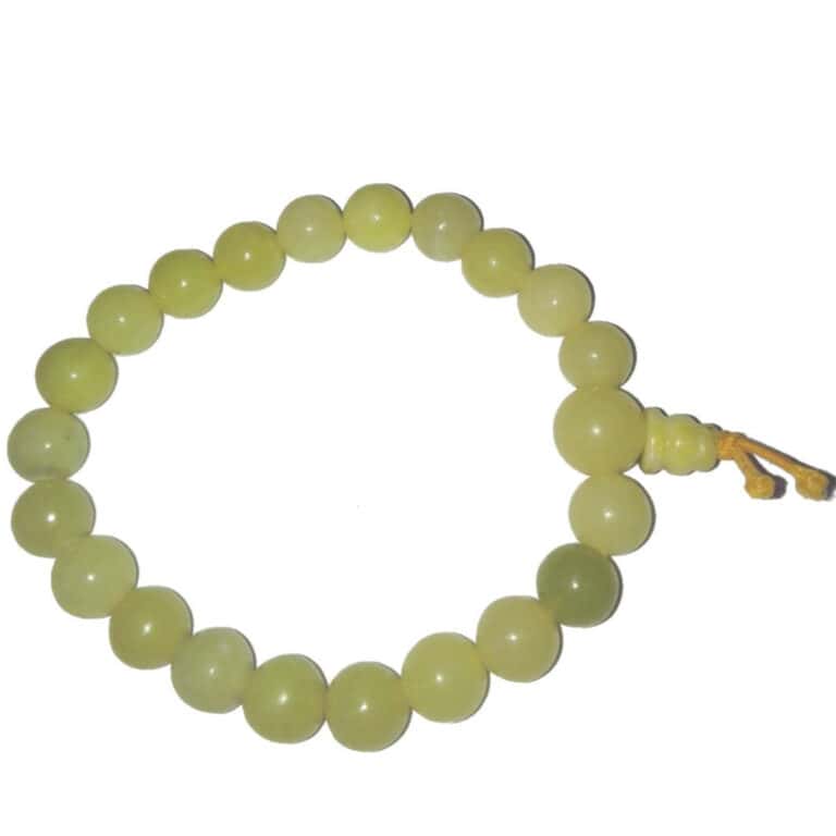 bracelet mala jade