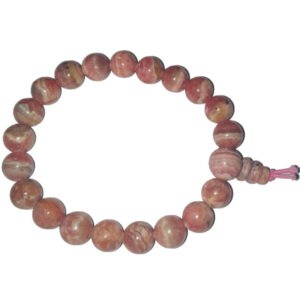 braclet mala rhodochrosite