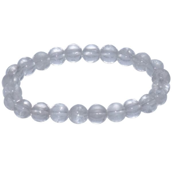 bracelet cristal de roche boule