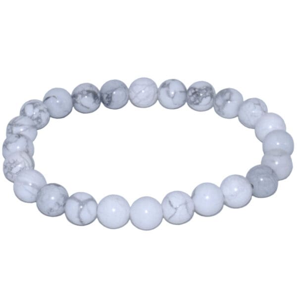 bracelet boule howlite