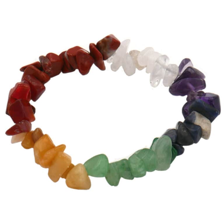 bracelet pierres 7 chakras baroque