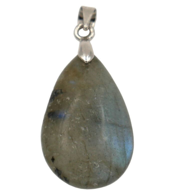 pendentif labradorite en forme de goutte en pierre