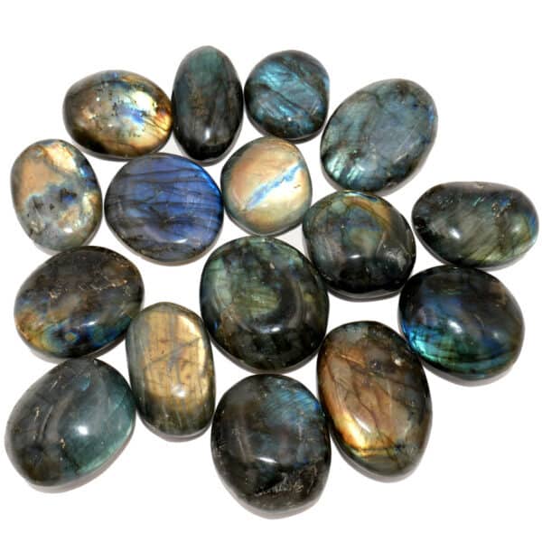 galet labradorite pierre polie