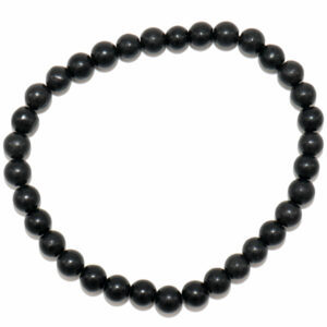 bracelet boule shungite pierre naturelle