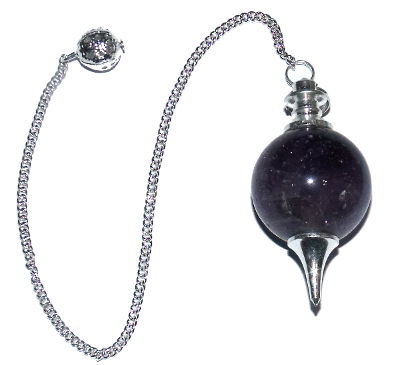 pendule en amethyste