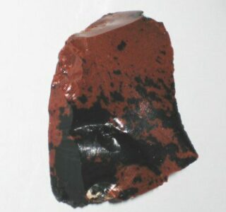 obsidienne acajou pierre brute