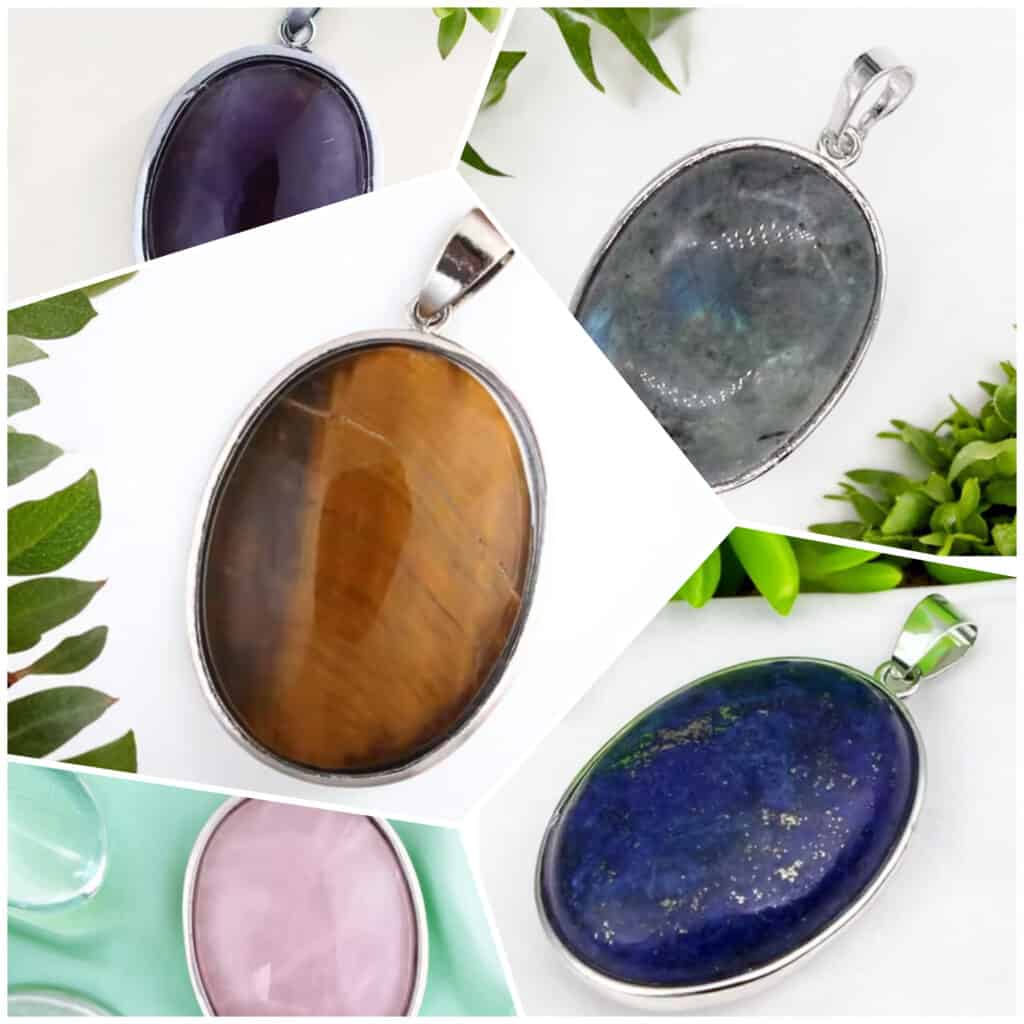 Pendentif en pierre naturelle