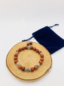 bracelet artisanal Jaspe rouge