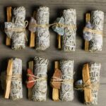 Trio Sauge blanche, Palo Santo et pierres naturelles