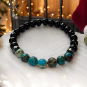 bracelet jaspe imperial et onyx
