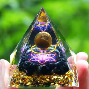 pyramide oeil de tigre et onyx