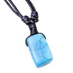 Collier talisman en turquenite