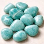 Amazonite pierre roulée de lithothérapie
