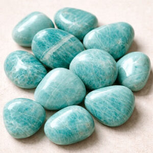 Amazonite pierre roulée de lithothérapie