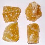 Calcite jaune/orange brute – Pierre naturelle énergie solaire et vitalité