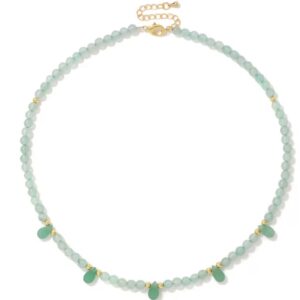Collier aventurine verte