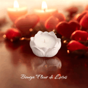 Fleur de Lotus (lot de 2) – L’Art de la Bougie Artisanale Plongez dans un univers de douceur et de raffinement avec nos bougies artisanales, minutieusement confectionnées à la main pour sublimer chaque instant. Fabriquées avec amour, elles sont conçues à partir de cire végétale de soja 100 % naturelle