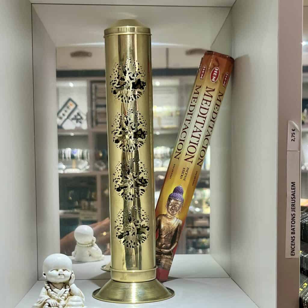 Porte-encens en laiton Arbre de Vie – Exclusivité Essence de Gaïa
