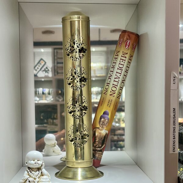 Porte-encens en laiton Arbre de Vie – Exclusivité Essence de Gaïa