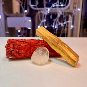 Trio purification – Sauge rouge, Palo Santo & Cristal de roche