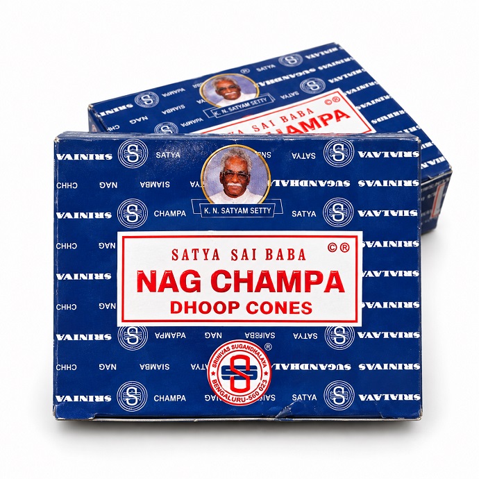 Encens Nag Champa Satya en Cônes – 10 Cônes