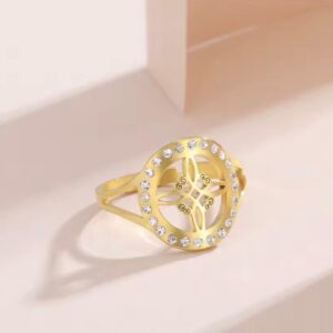 Bague Nœud de Sorcière Réglable – Symbole de Protection & Énergie