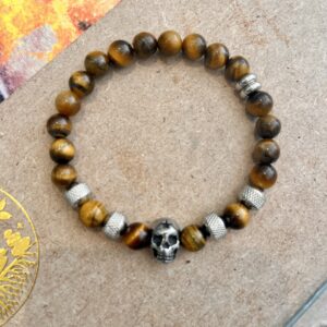 Bracelet œil de tigre pour homme